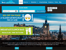 Tablet Screenshot of hostelsinedinburgh.com